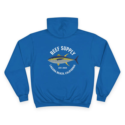 Reef Supply x Champion Hoodie — Laguna Beach Fishing Pullover