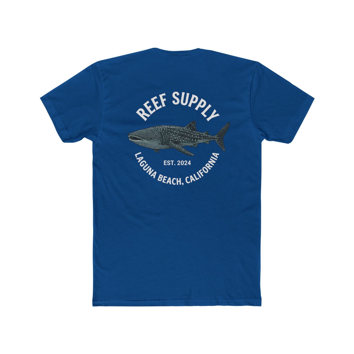 Reef Supply Laguna Beach Whale Shark Tee — Coastal Graphic Cotton T-Shirt
