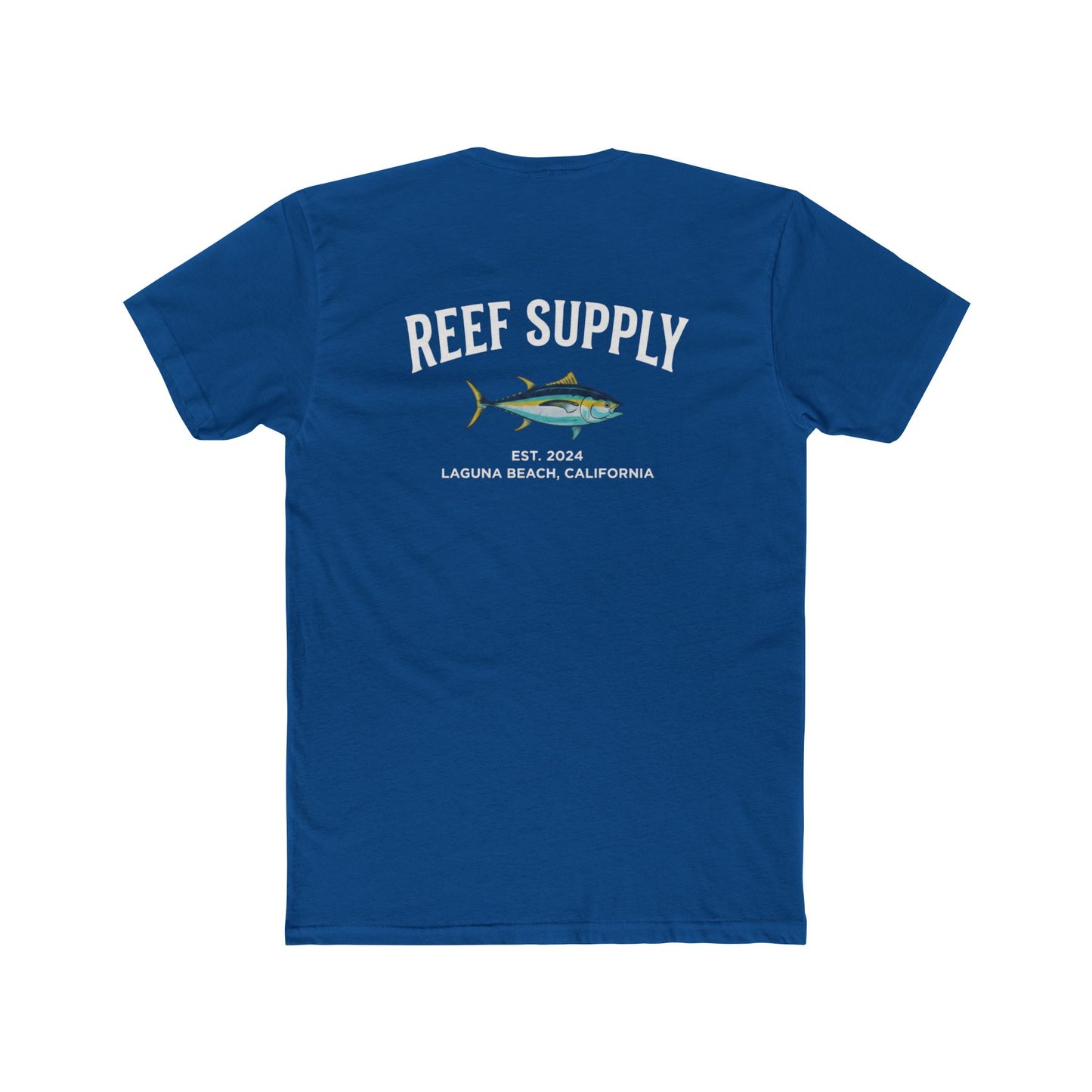 Reef Supply Graphic Tee — Laguna Beach Tuna Logo Cotton Unisex T-Shirt