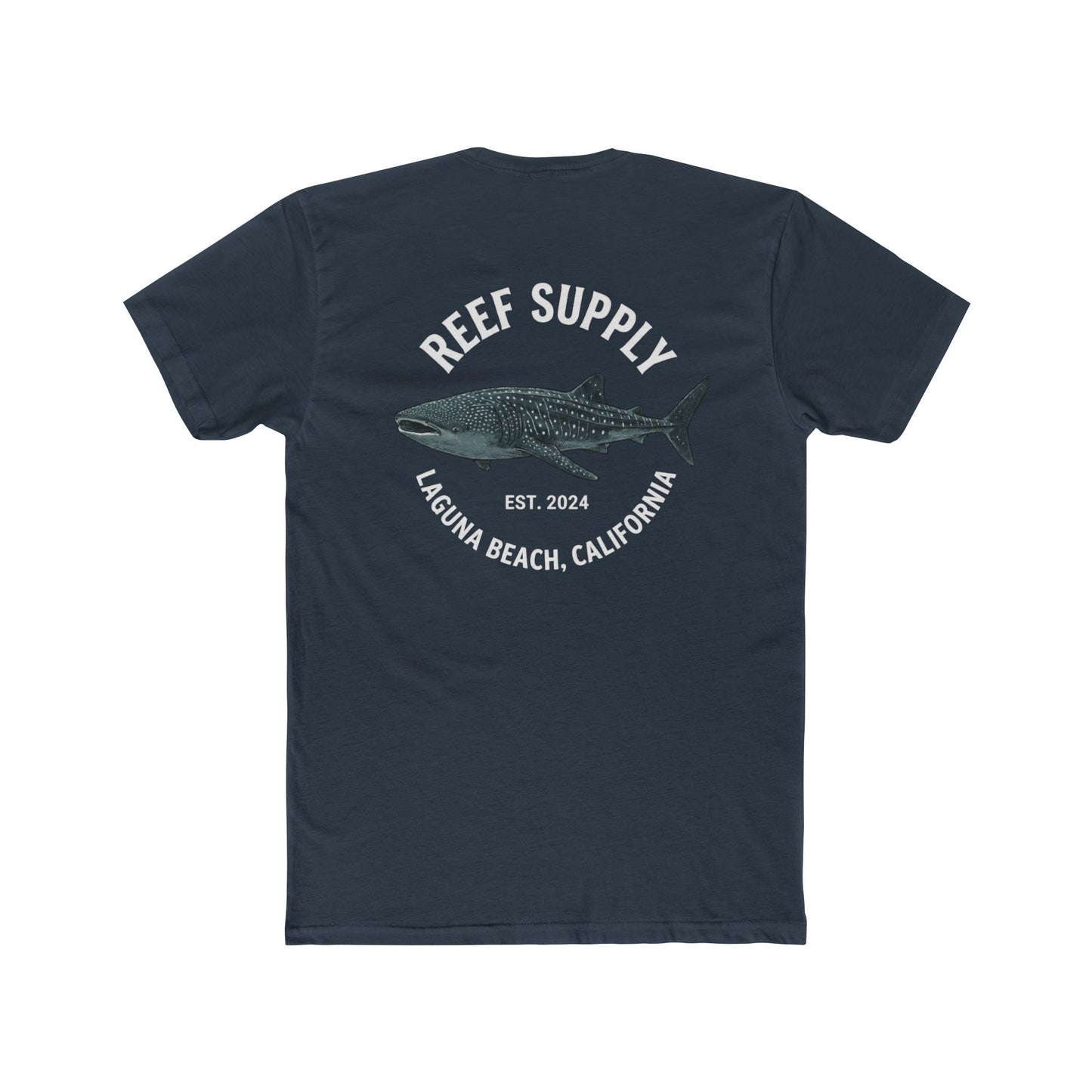 Reef Supply Laguna Beach Whale Shark Tee — Coastal Graphic Cotton T-Shirt