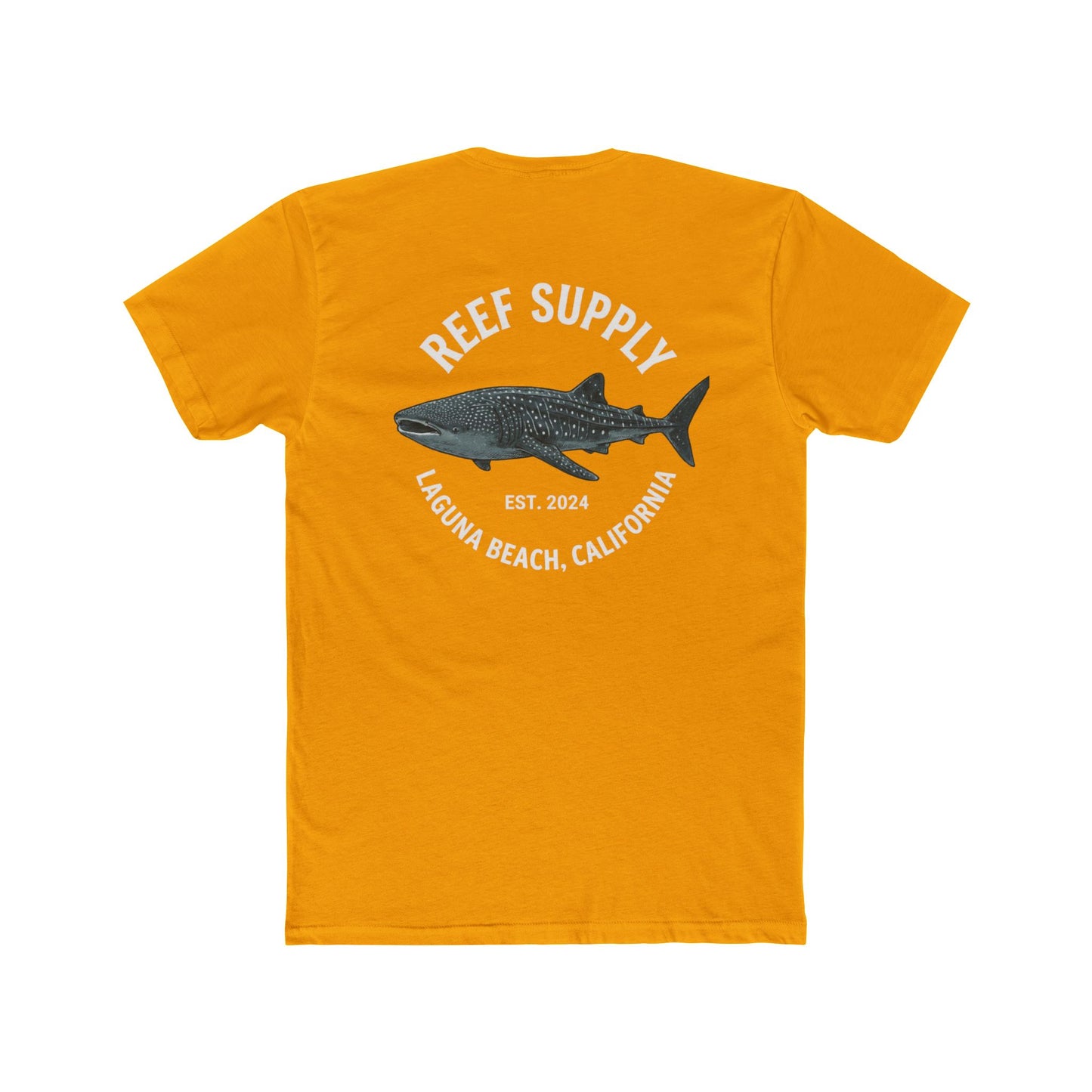 Reef Supply Laguna Beach Whale Shark Tee — Coastal Graphic Cotton T-Shirt
