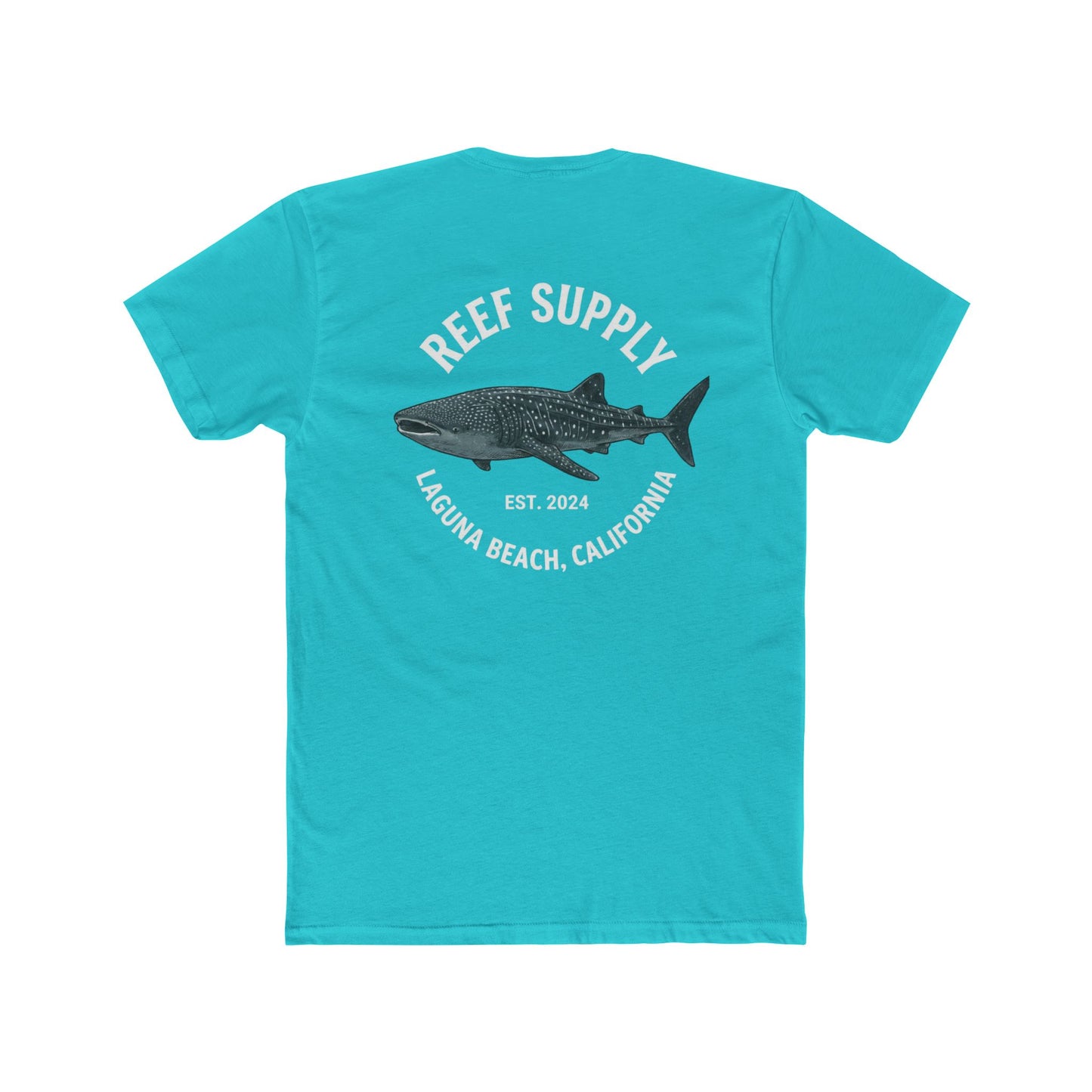 Reef Supply Laguna Beach Whale Shark Tee — Coastal Graphic Cotton T-Shirt