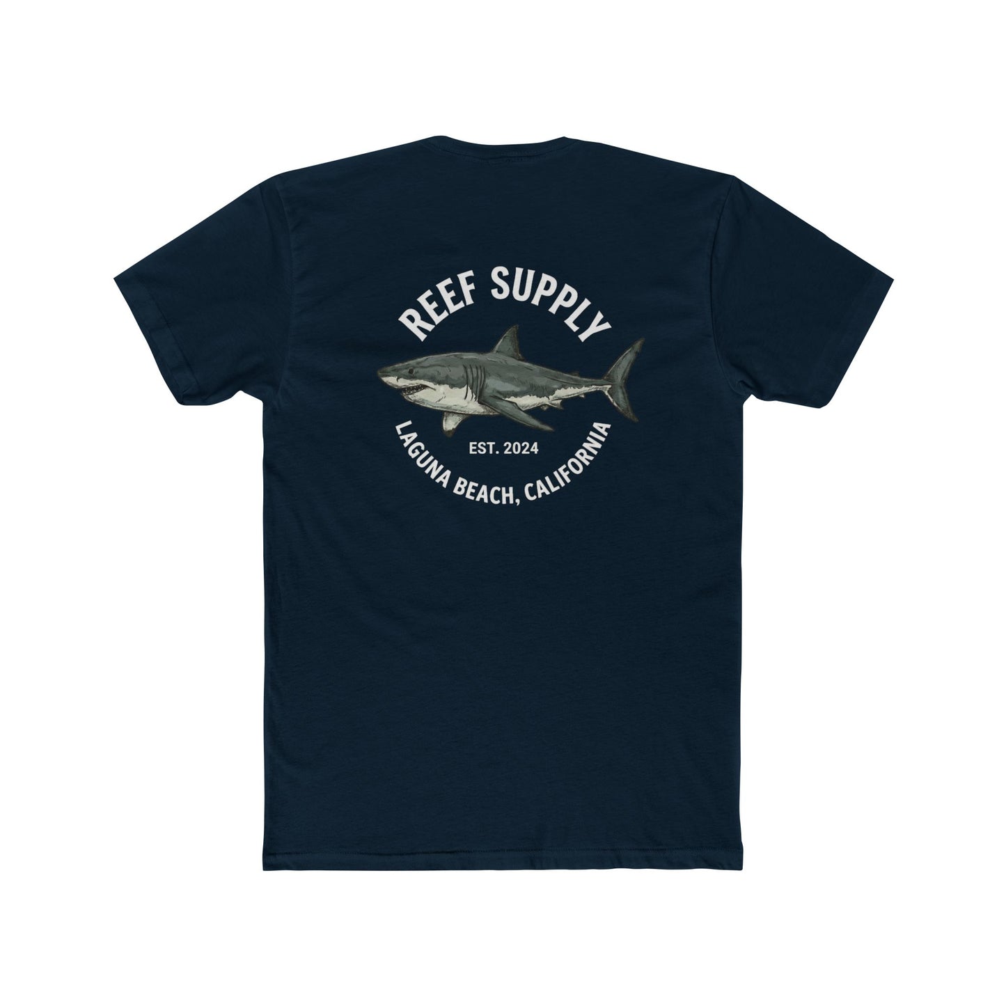 Reef Supply Shark Tee — Laguna Beach Ocean Graphic T-Shirt