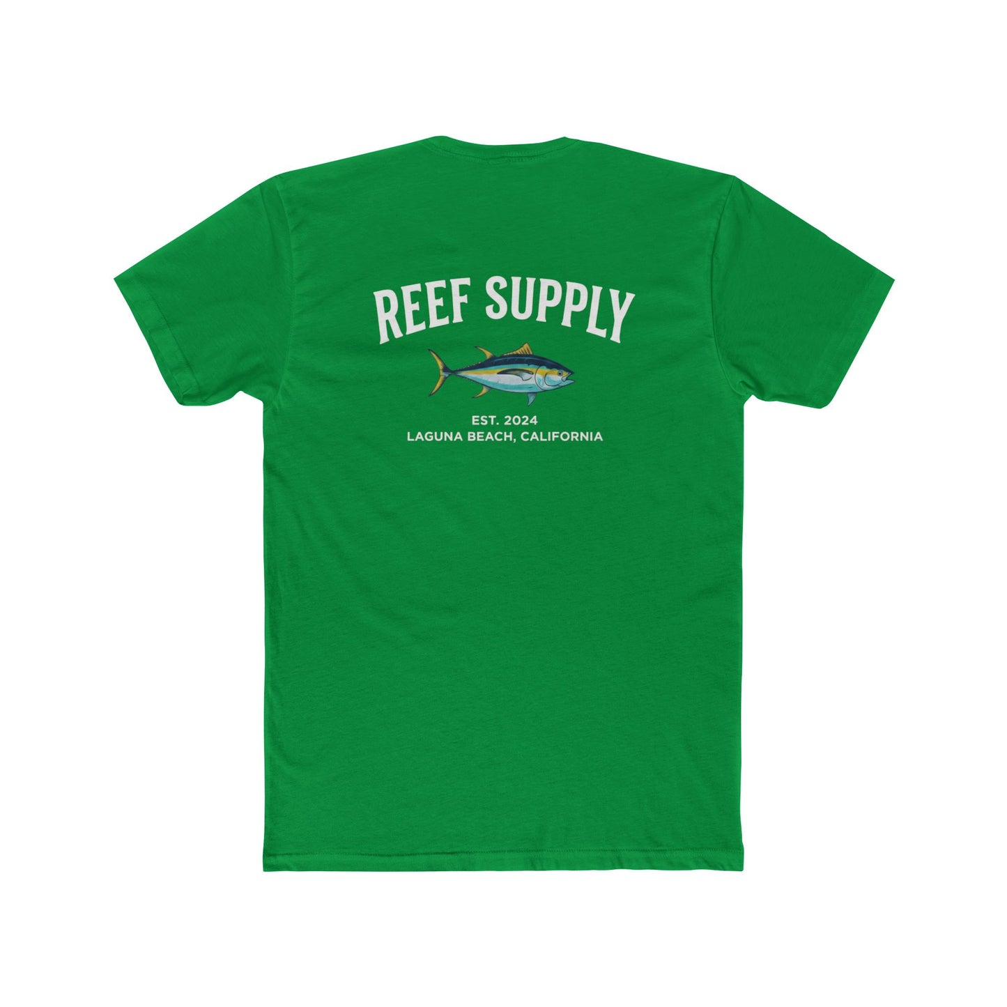 Reef Supply Graphic Tee — Laguna Beach Tuna Logo Cotton Unisex T-Shirt