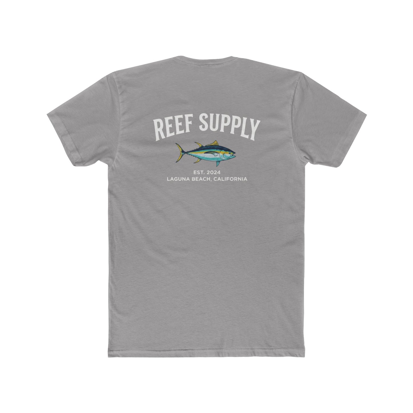 Reef Supply Graphic Tee — Laguna Beach Tuna Logo Cotton Unisex T-Shirt