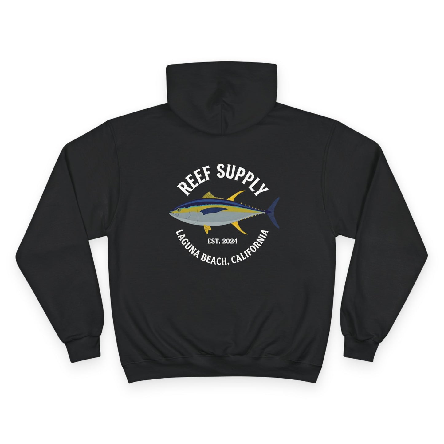 Reef Supply x Champion Hoodie — Laguna Beach Fishing Pullover
