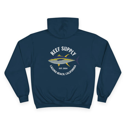 Reef Supply x Champion Hoodie — Laguna Beach Fishing Pullover