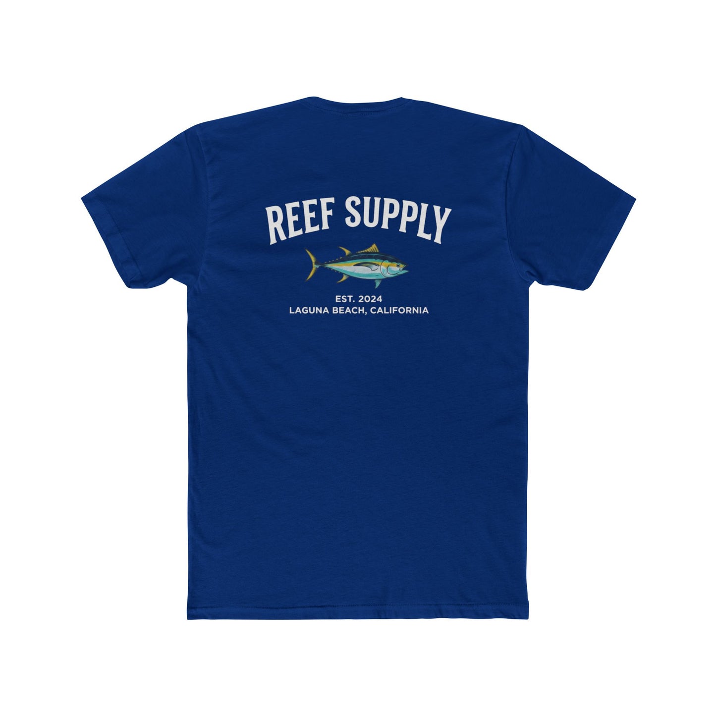 Reef Supply Graphic Tee — Laguna Beach Tuna Logo Cotton Unisex T-Shirt